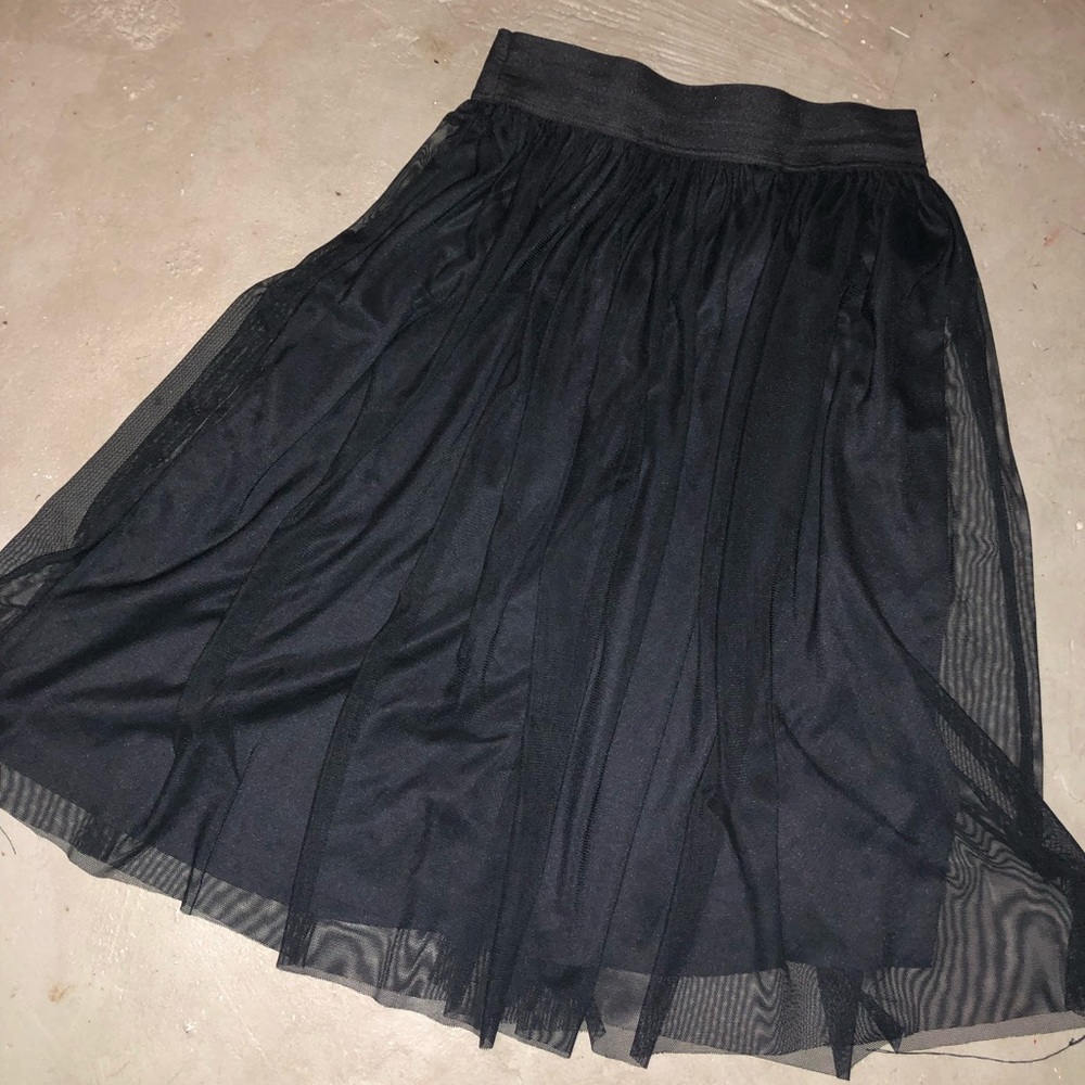 Black Tulle Skirt